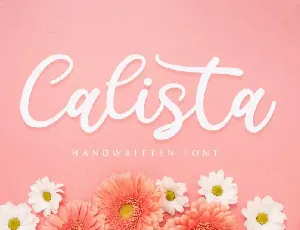 Calista – Handwritten font