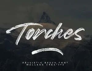 Torches Brush font