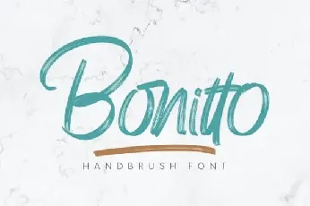 Bonitto Brush font