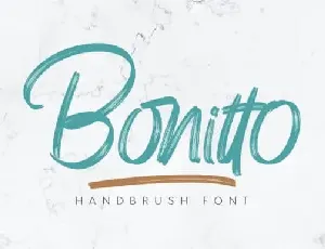 Bonitto Brush font
