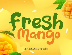 Fresh Mango font