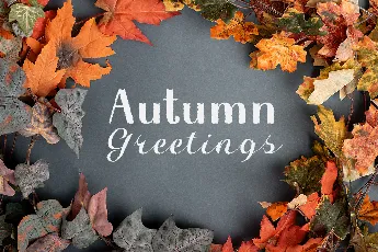 Halloween in Autumn font