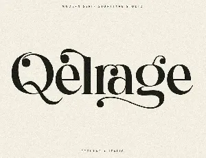 Qelrage font