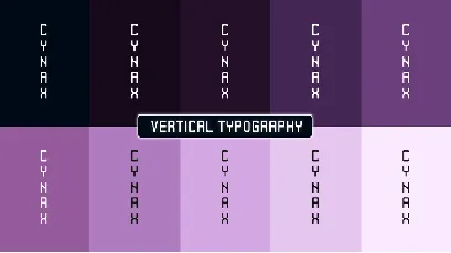 Cynax font