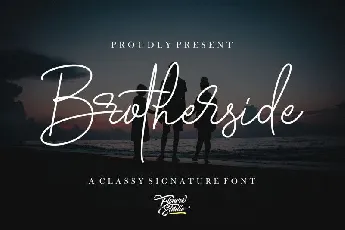 Brotherside Signature font