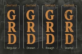 Gerfard Vintage font