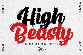 High Beasty font