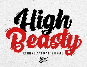 High Beasty font