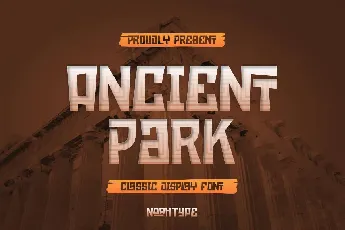 Ancient Park font