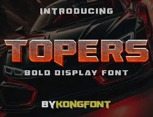 Topers font