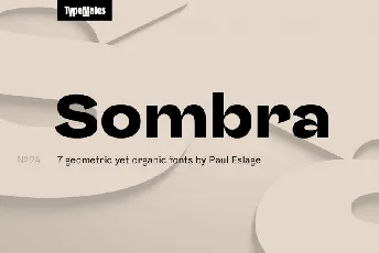 Sombra Family font