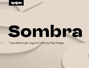 Sombra Family font