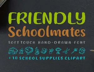 Friendly Schoolmates font