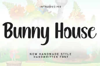 Bunny House Display font