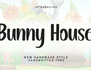 Bunny House Display font