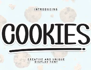 Cookies Script Display font