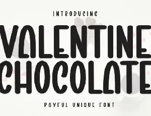 Valentine Chocolate font