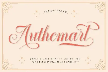 Authemart font