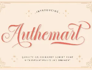 Authemart font