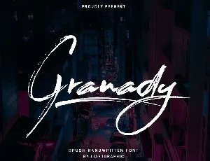 Granady font