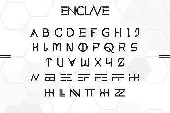 Enclave Demo font