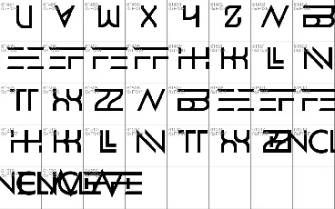 Enclave Demo font