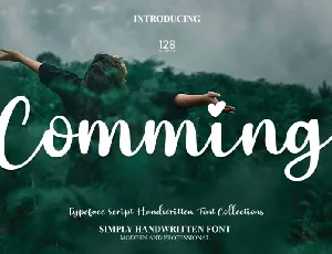 Comming Script font