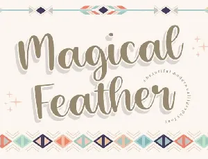 Magical Feather Modern Calligraphy font