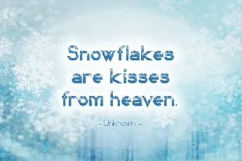 Snow Kei Typeface font