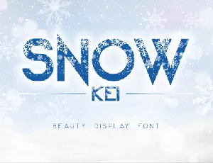 Snow Kei Typeface font