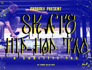 Skate Hip-Hop Tag font