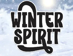 Winter Spirit Script font