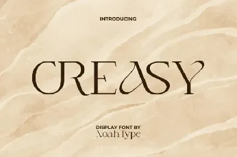 Creasy font