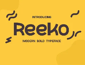 Reeko_Demo font