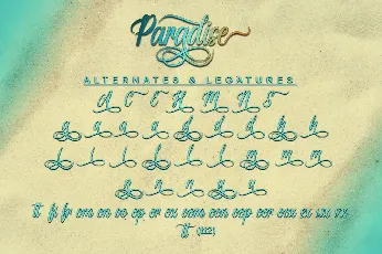 Paradise Love font