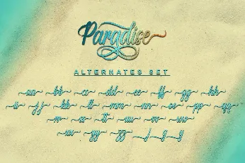 Paradise Love font