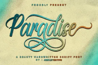 Paradise Love font