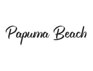 Papuma Beach Demo font