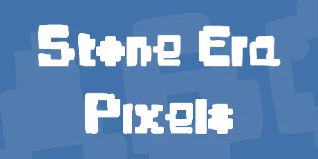 Stone Era Pixels font