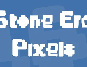 Stone Era Pixels font