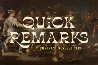 Quick Remarks font