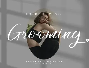 Growming font