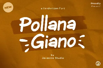 Pollana Giano font