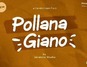 Pollana Giano font