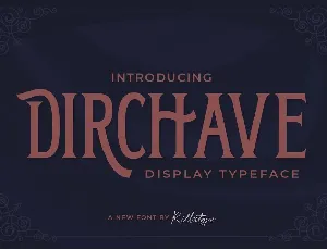 Dirchave font