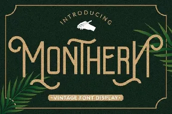 Monthren font