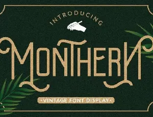 Monthren font