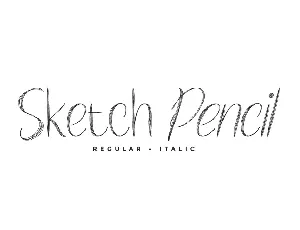 Sketch Pencil font