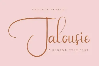 Jalousie Handwritten font