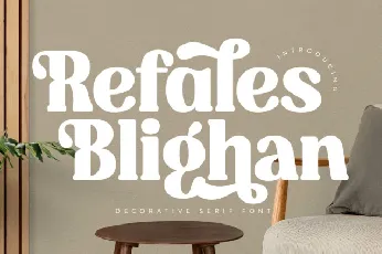 Refales Blighan font